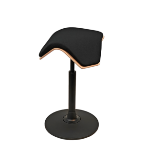 myKolme ILOA One Active Saddle Stool Natural Birch Black