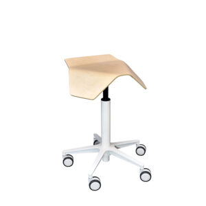 myKolme ILOA Snow Saddle Stool natural birch