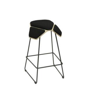 myKolme ILOA+ Bar Bar Stool Natural Birch Black
