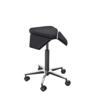 myKolme ILOA+ Saddle Stool Black Ash Black